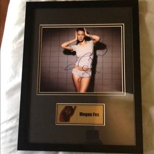 AUTOGRAPHED MEGAN FOX PICTURE